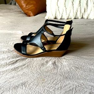Wedge Leather Sandal
